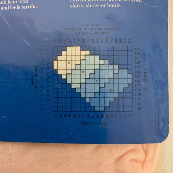 Danskin Classic Tights Cotton Crotch Theatrical Pink Size Large Vintage 1986 - Picture 3 of 3